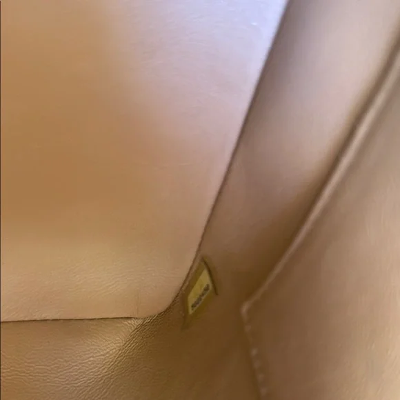 EUC! Chanel Caviar Leather Medallion Shoulder Bag also Tan Quilted Tote Bag - Picture 6 of 6